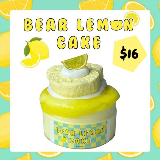 Bear Lemon Cake Slime