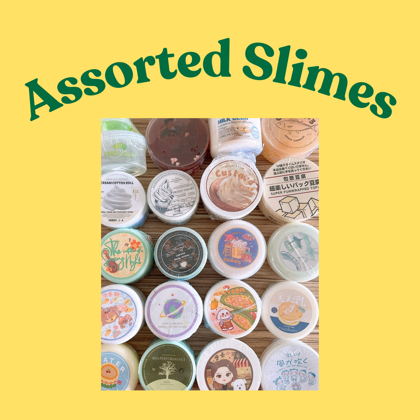 (DISCOUNTED) Assorted Slimes