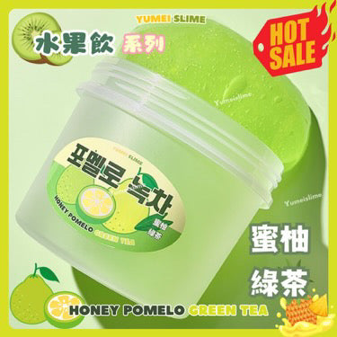 Honey Pomelo Green Tea Slime