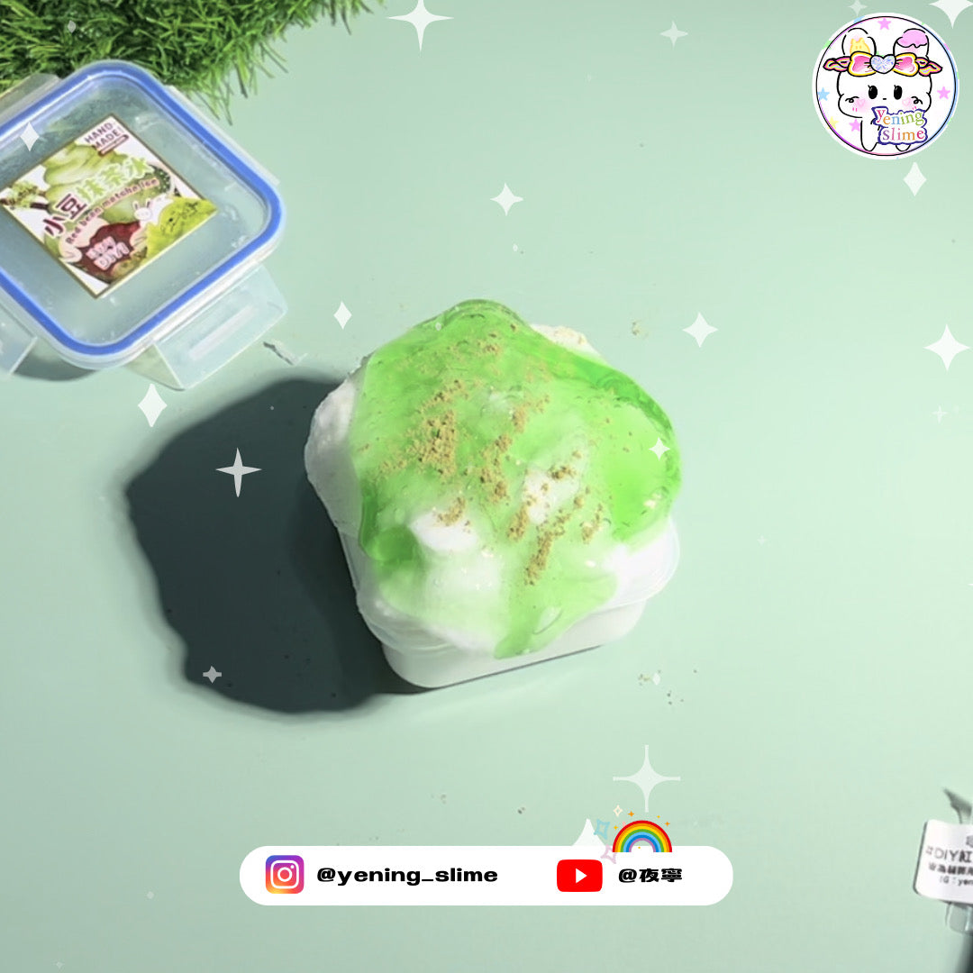 Red Bean Matcha Slime